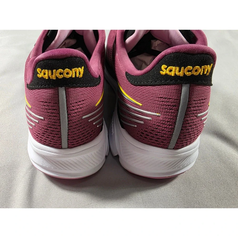 Saucony Ride 14 Running Shoes Women 8.5 Violet Quartz Vizigold S10650-18 NEW